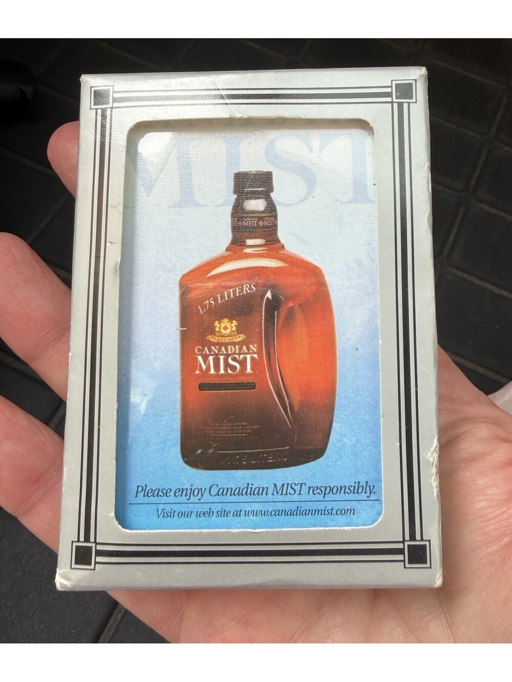 Canadian Mist 1.75 Liters Whiskey Deck of Playing Cards from 2001 Sealed